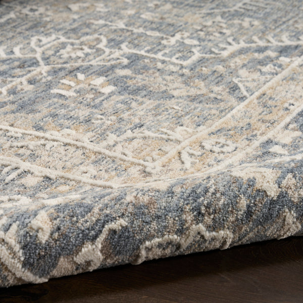 nourison retreat ret02 blue rug