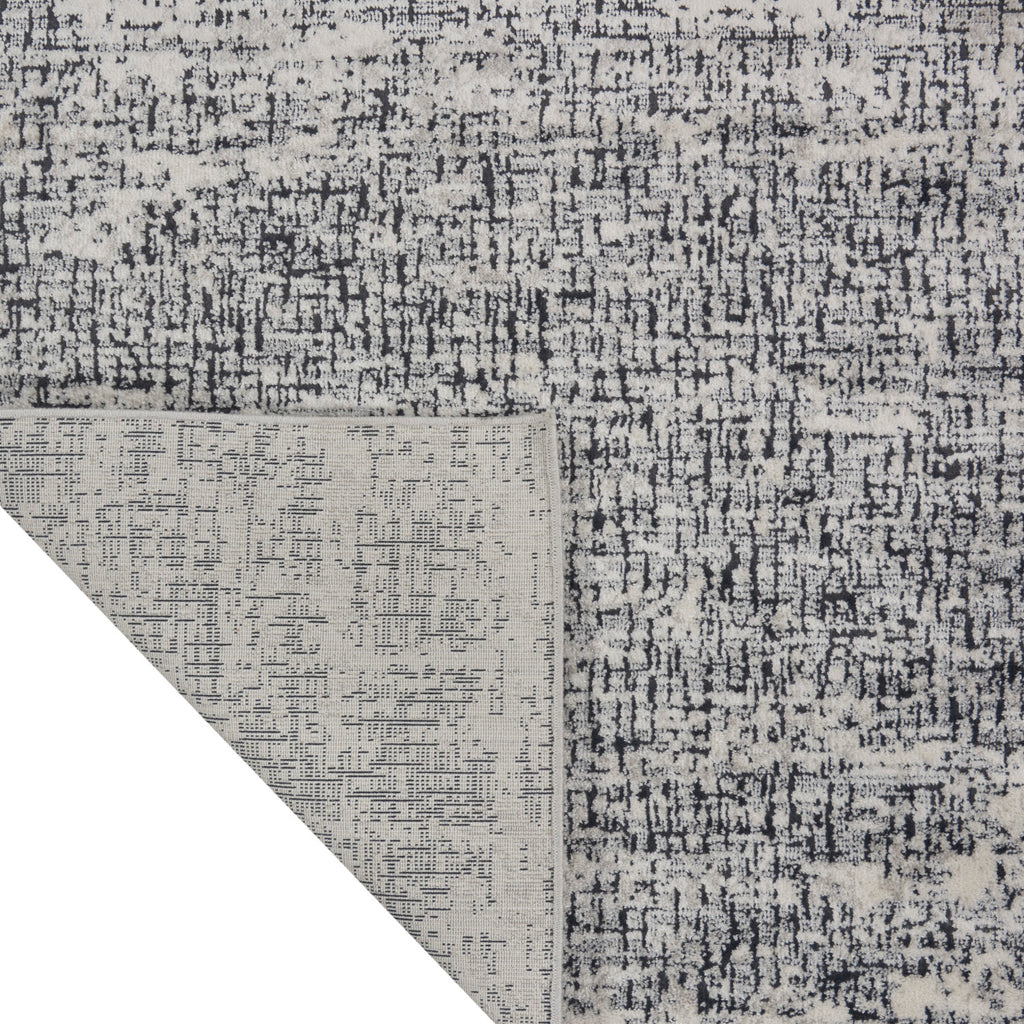 nourison ck970 vapor ck971 ivory black rug