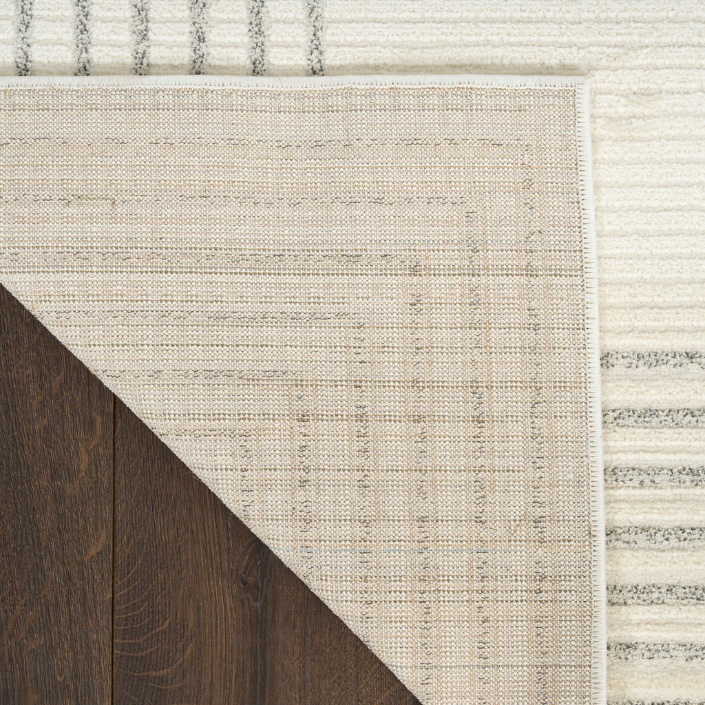 nourison ivory hues ivh03 ivory grey rug