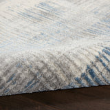 nourison solace sla03 ivory grey blue rug