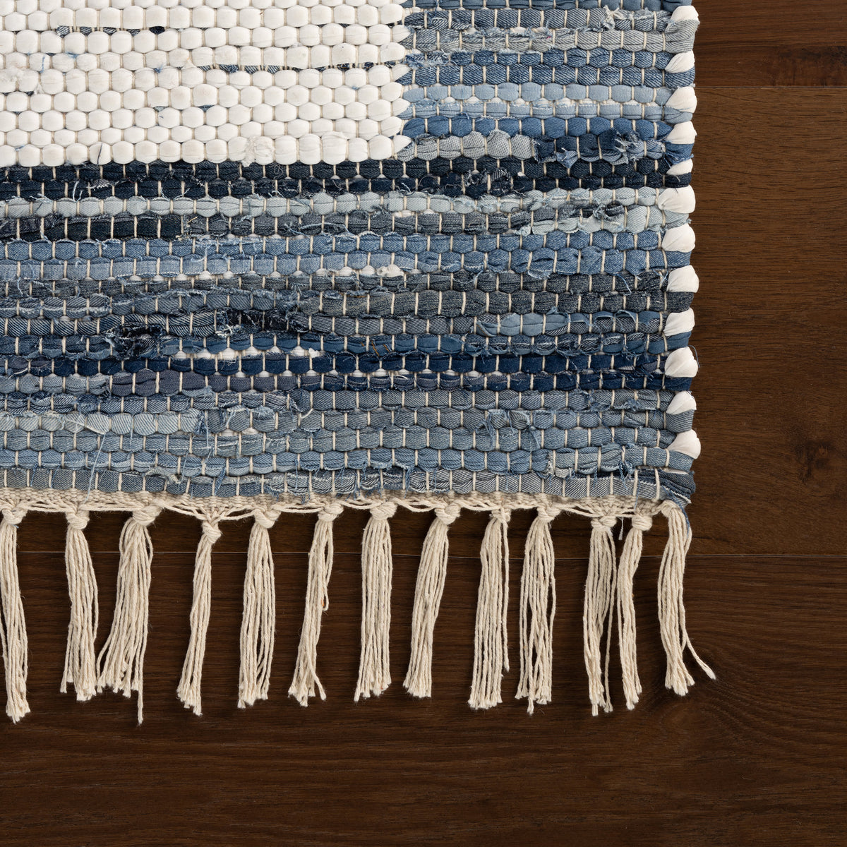 dash albert dira da2557 blue woven flatwoven cotton rug