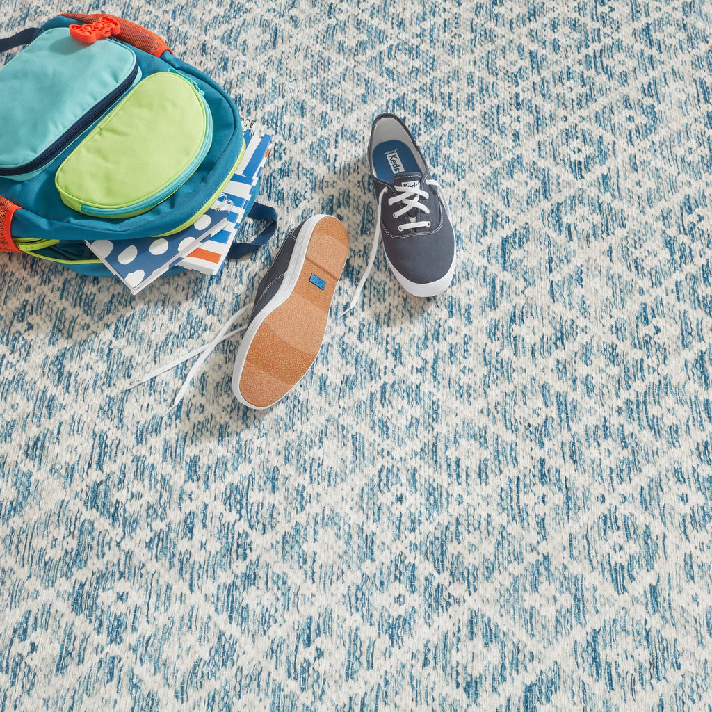 dash albert melange da2045 blue rug