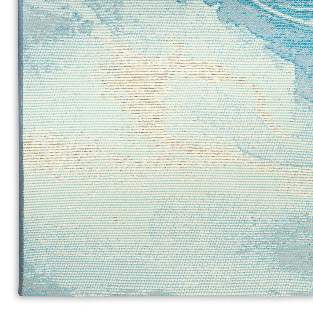 nourison color splash csp05 ivory blue rug