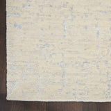 nourison luna lun01 ivory silver blue rug