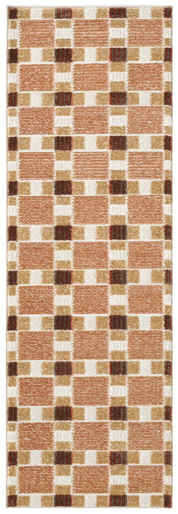 nourison nordic nrc14 rust rug