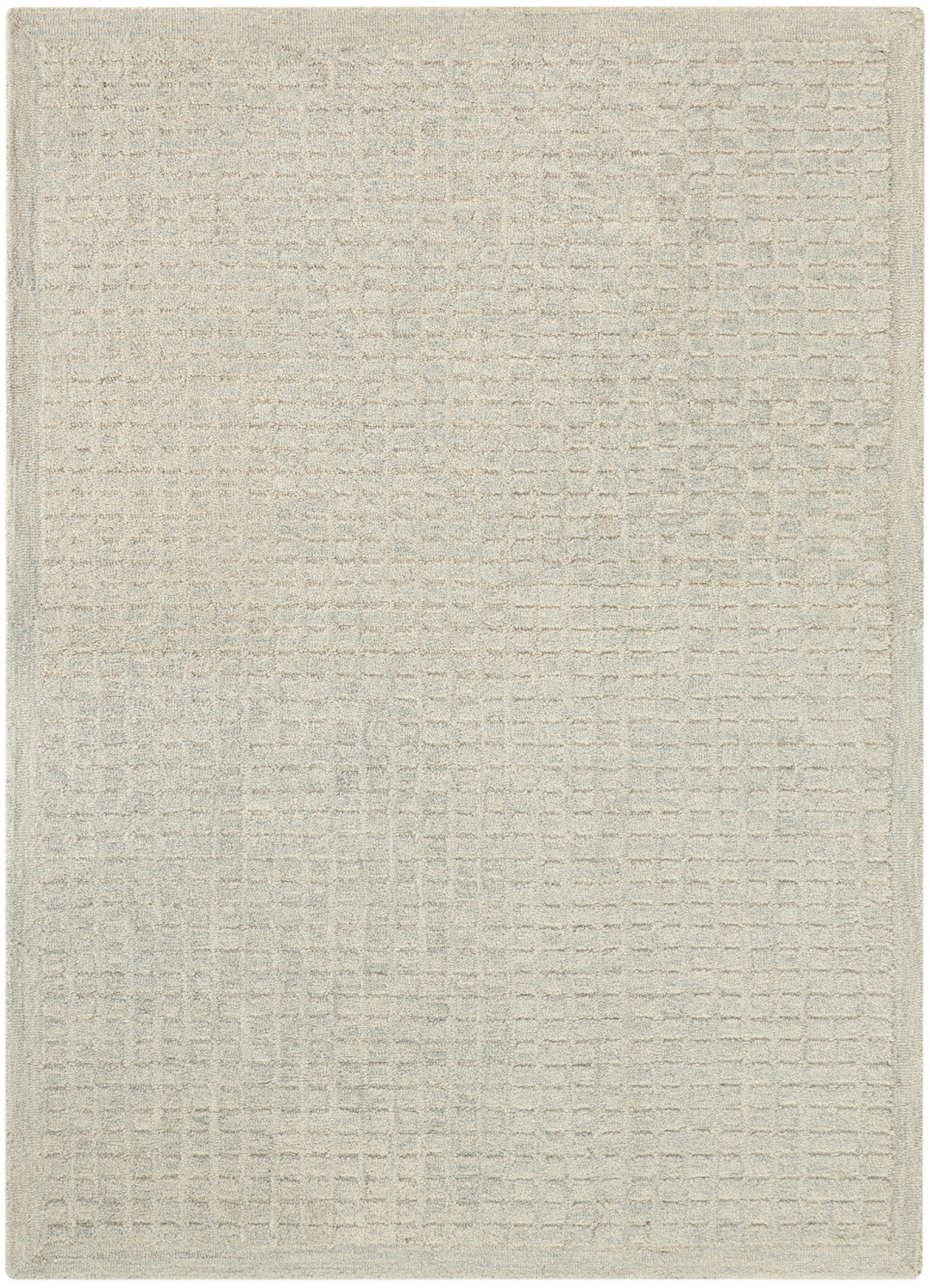 nourison pure grids pgr01 light blue rug