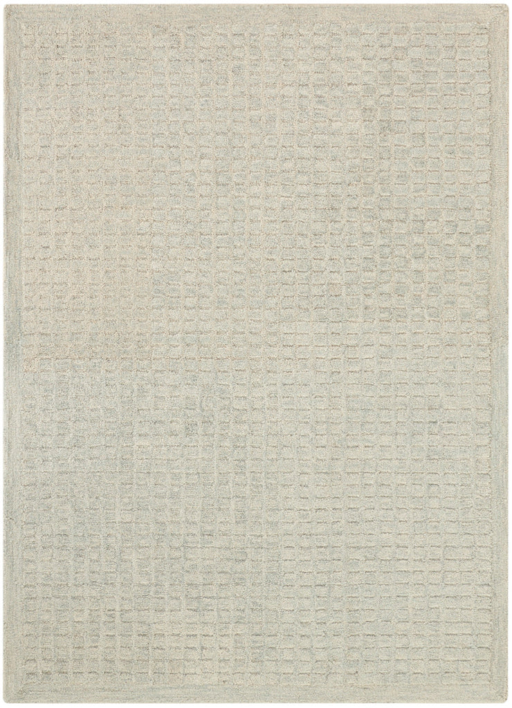 nourison pure grids pgr01 light blue rug