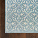 nourison washable charm wch03 blue ivory rug