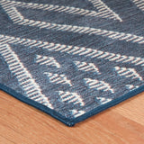 dash albert guthrie da2344 navy machine washable polyester rug