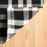 dash albert tattersall da982 black rug
