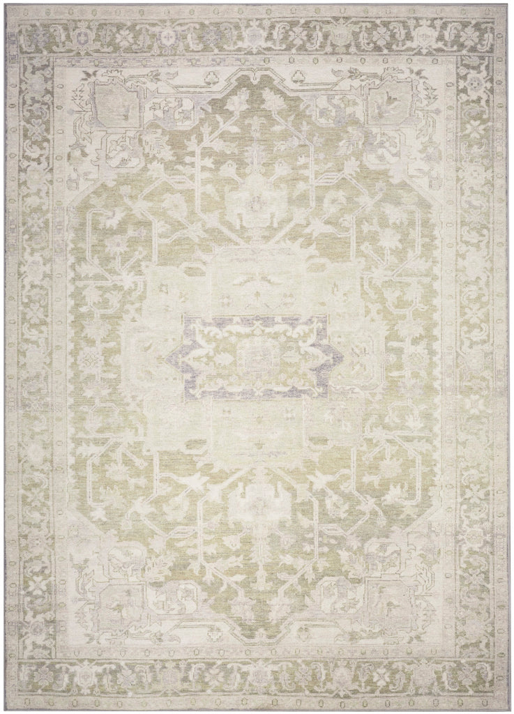 nourison vintage washables vws08 green rug