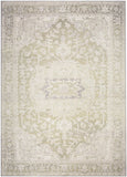 nourison vintage washables vws08 green rug