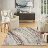 nourison motion mtt01 ivory multicolor rug