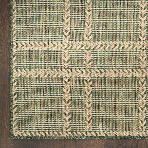 nourison horizon indoor outdoor hoz04 green rug