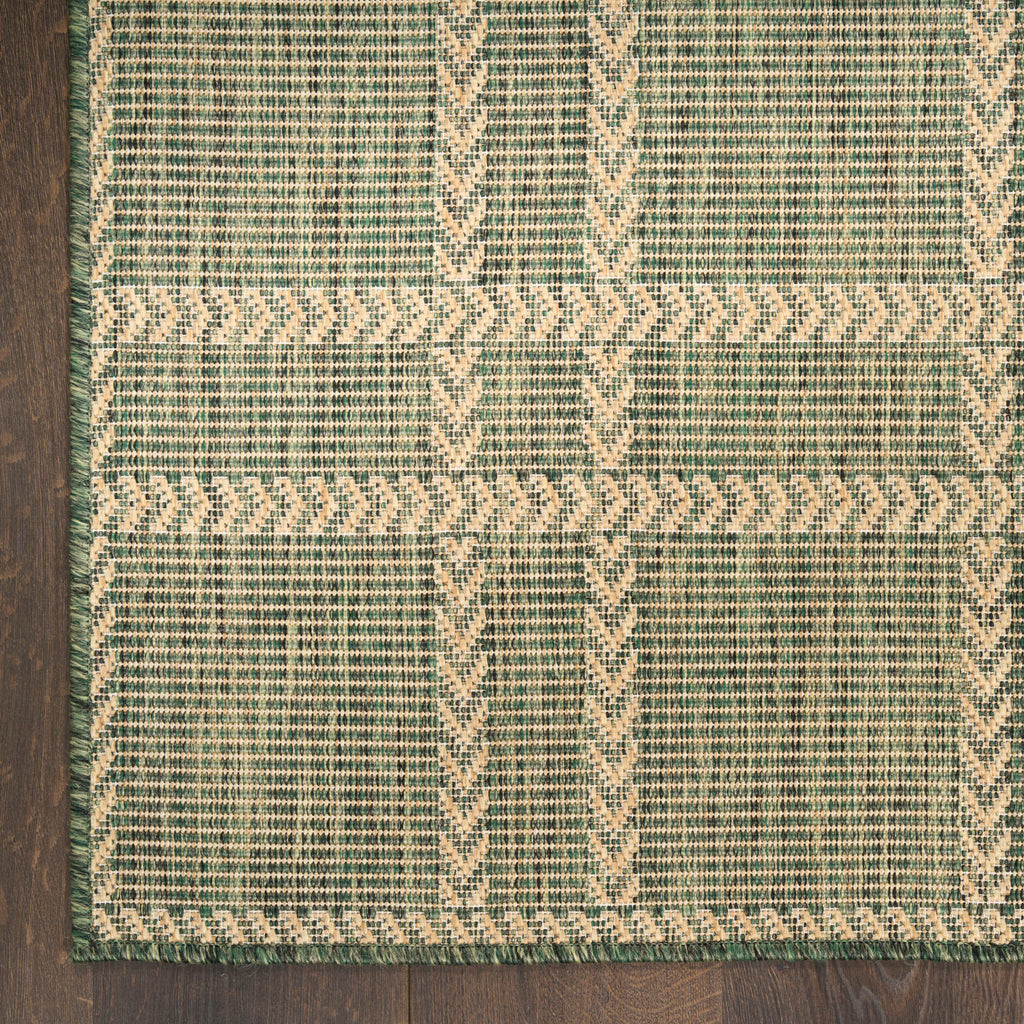 nourison horizon indoor outdoor hoz04 green rug