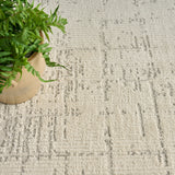 nourison ivory hues ivh01 ivory grey rug