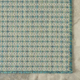 dash albert performance outdoor 200gbcb124d teal machine made polypropylene rug