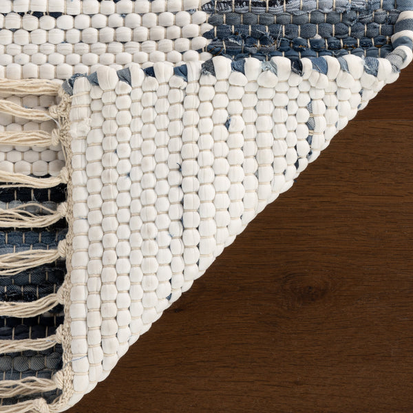 dash albert dira da2557 blue woven flatwoven cotton rug