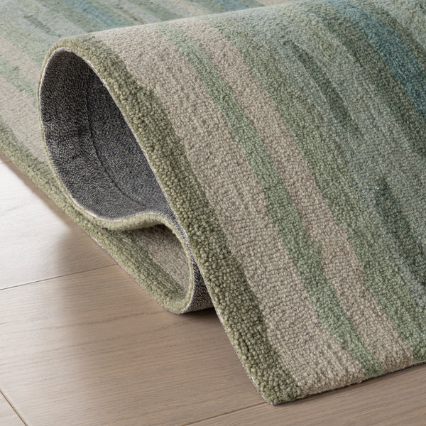 dash albert zare da2516 blue hand tufted jute rug