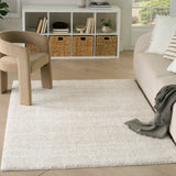 nourison modern shag mmd04 ivory beige rug