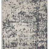nourison quarry qua17 ivory grey rug