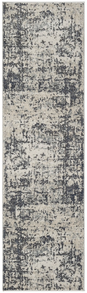 nourison quarry qua17 ivory grey rug