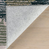 dash albert ladycross da2416 green machine washable polyester rug