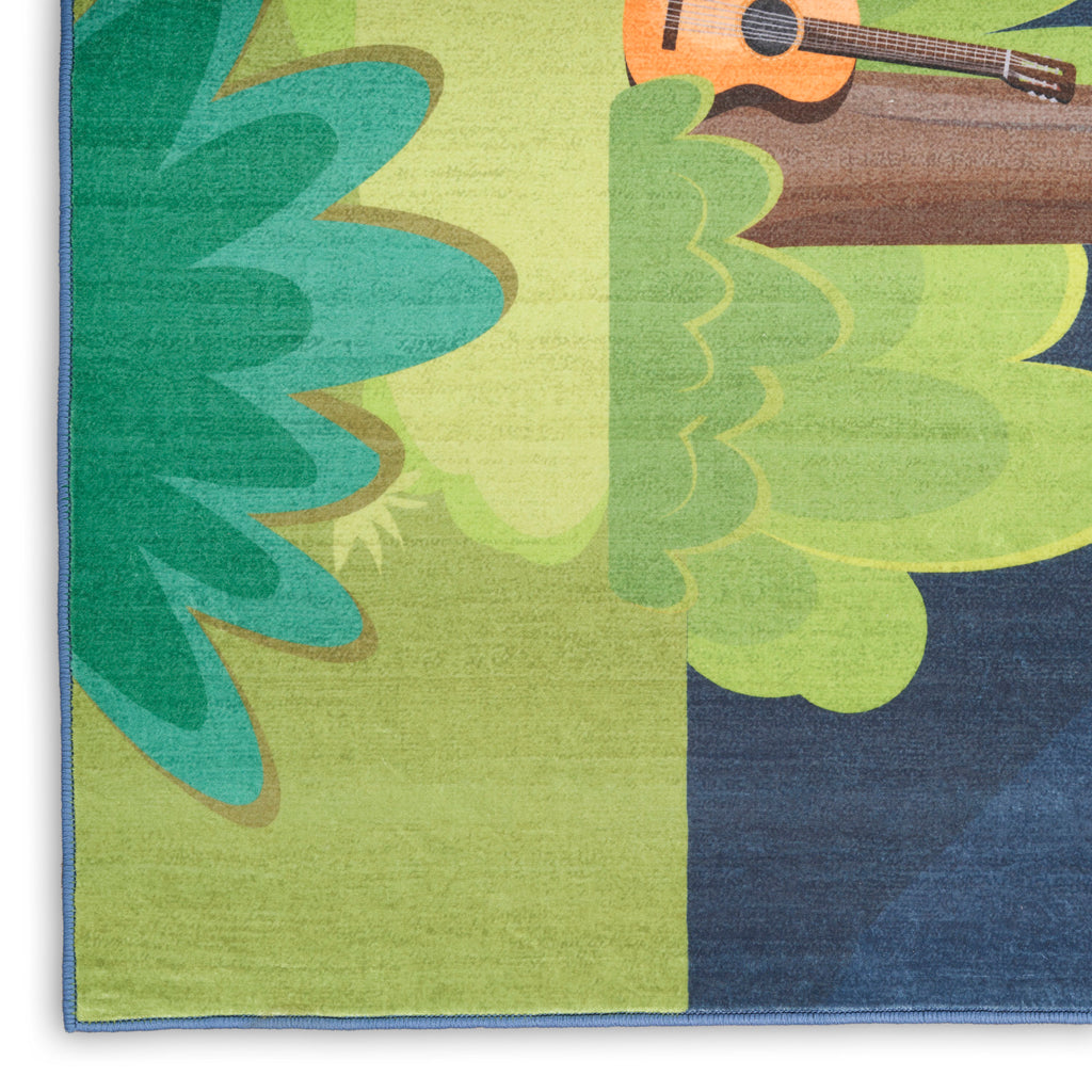 nourison imagination ima13 navy multicolor rug