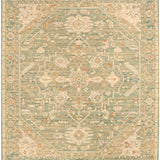 nourison antique bloom anb03 teal rug