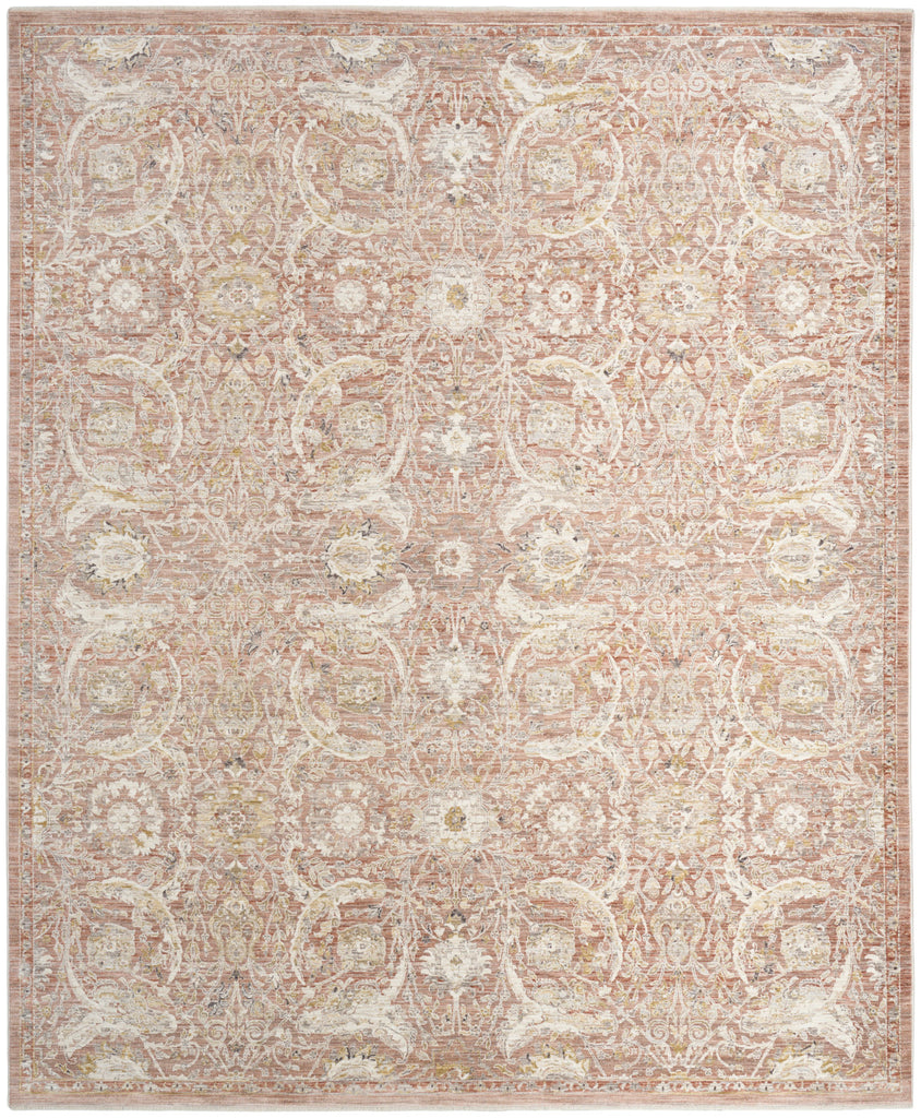 nourison antique fusion anf03 brick rug