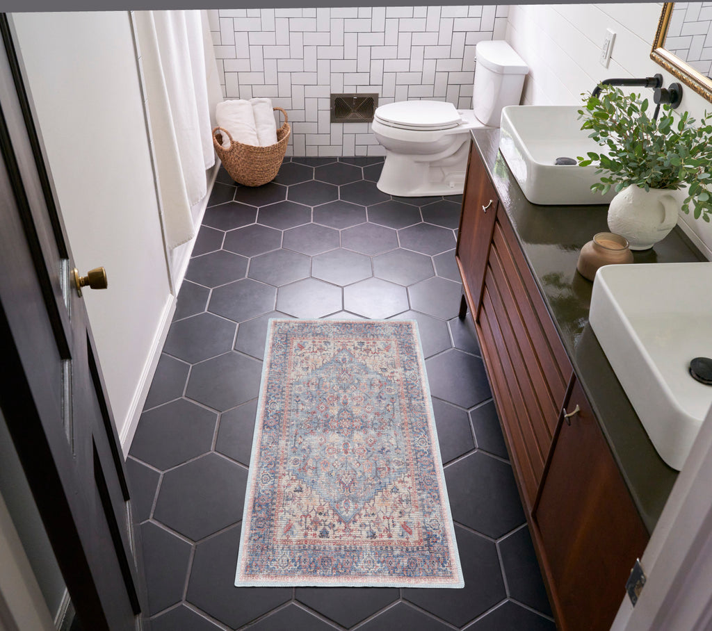nourison new concept washables sr104 blue multicolor rug
