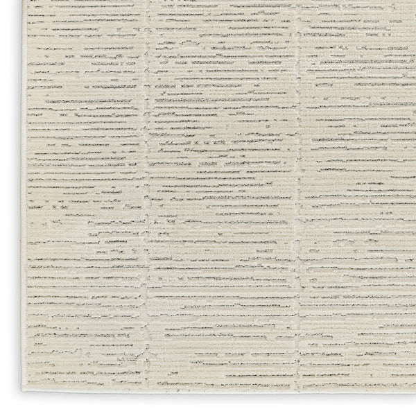 nourison ivory hues ivh02 ivory grey rug
