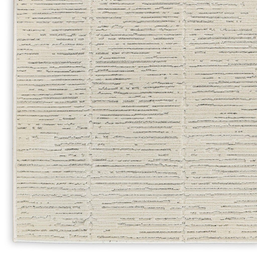 nourison ivory hues ivh02 ivory grey rug