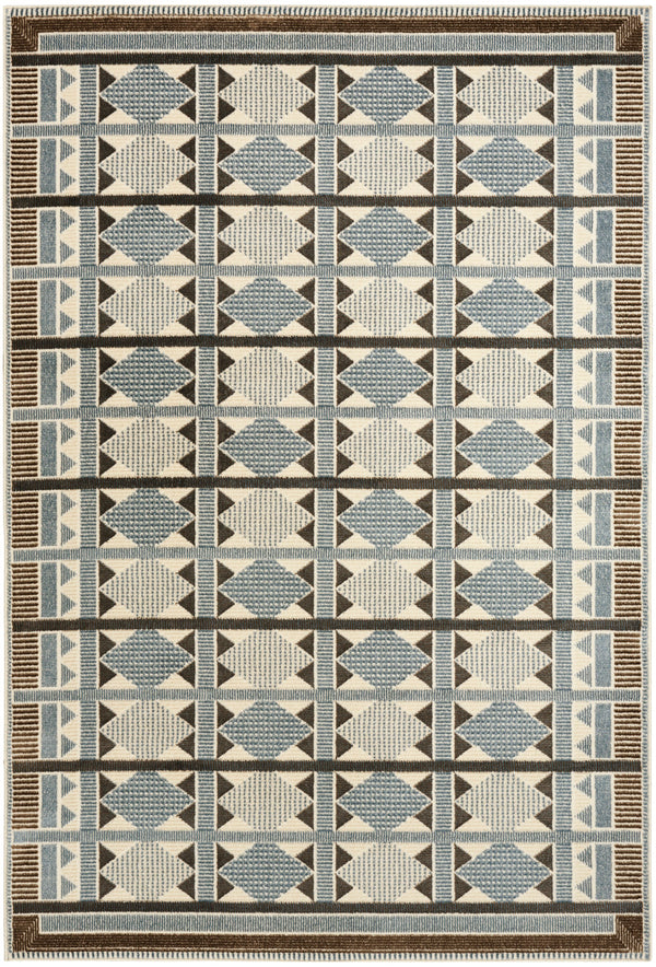 nourison nordic nrc06 blue rug