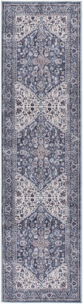 nourison new concept washables sr104 navy ivory rug