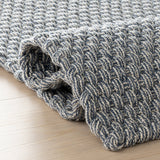 dash albert bridges da2509 navy woven flatwoven cotton rug