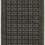 nourison nordic nrc03 black taupe rug