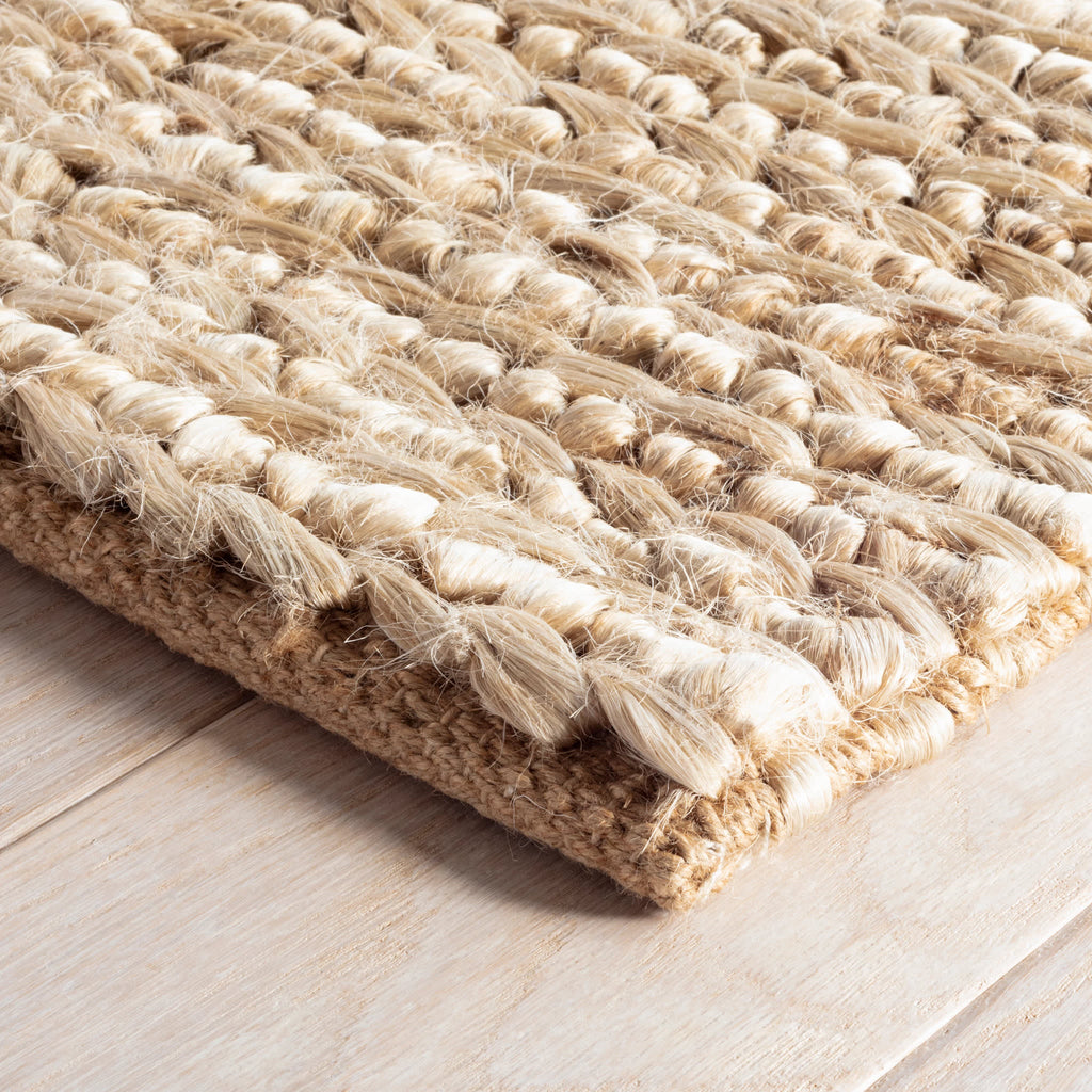 dash albert jute woven rda443 bleached oak rug
