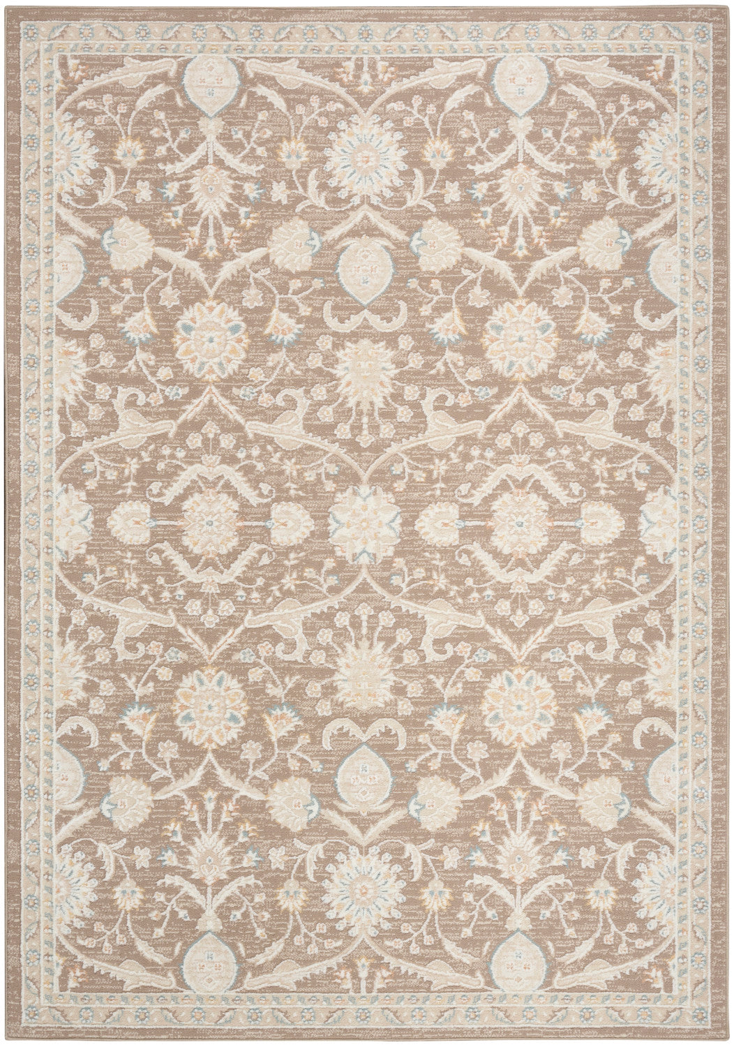 nourison isla isl01 mocha rug