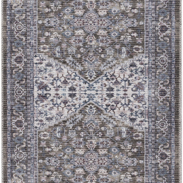 nourison new concept washables sr104 olive ivory rug