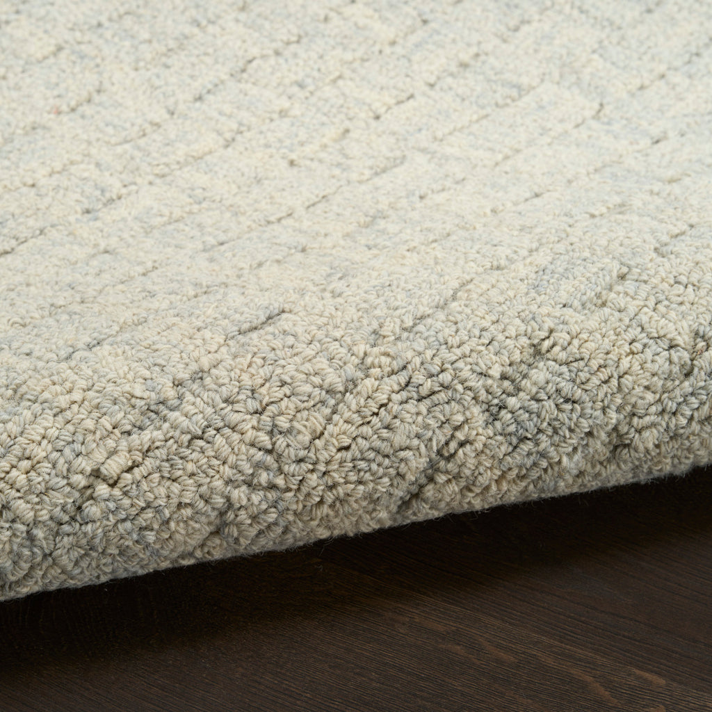 nourison pure grids pgr01 light blue rug