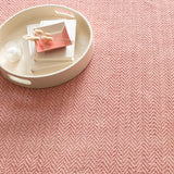 dash albert herringbone rda420 coral rug