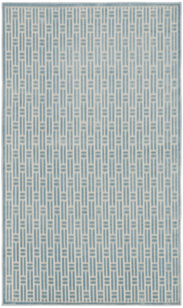 nourison washable charm wch02 blue ivory rug