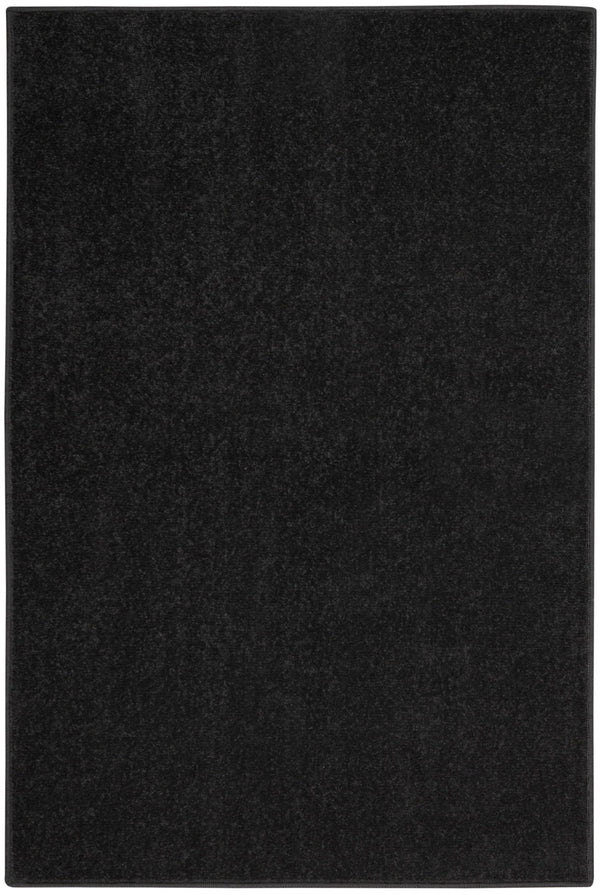 nourison nourison essentials nre01 black rug