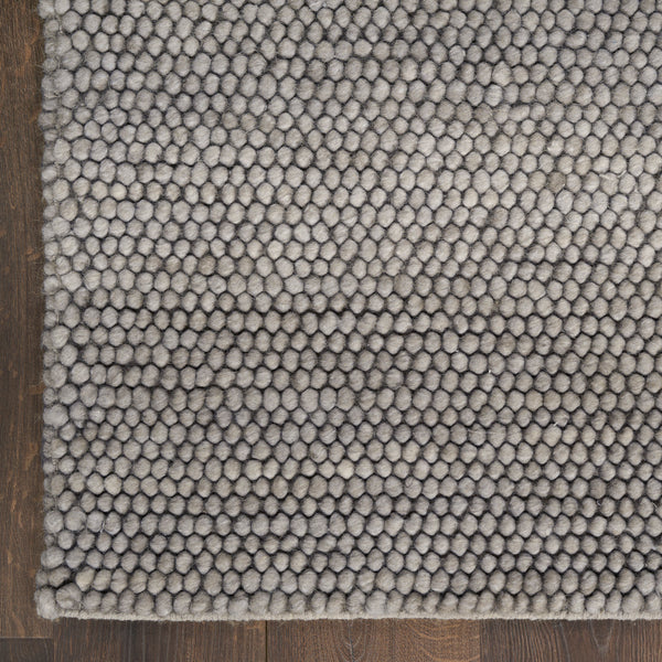 nourison pure knots knt01 grey rug