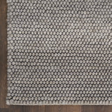 nourison pure knots knt01 grey rug