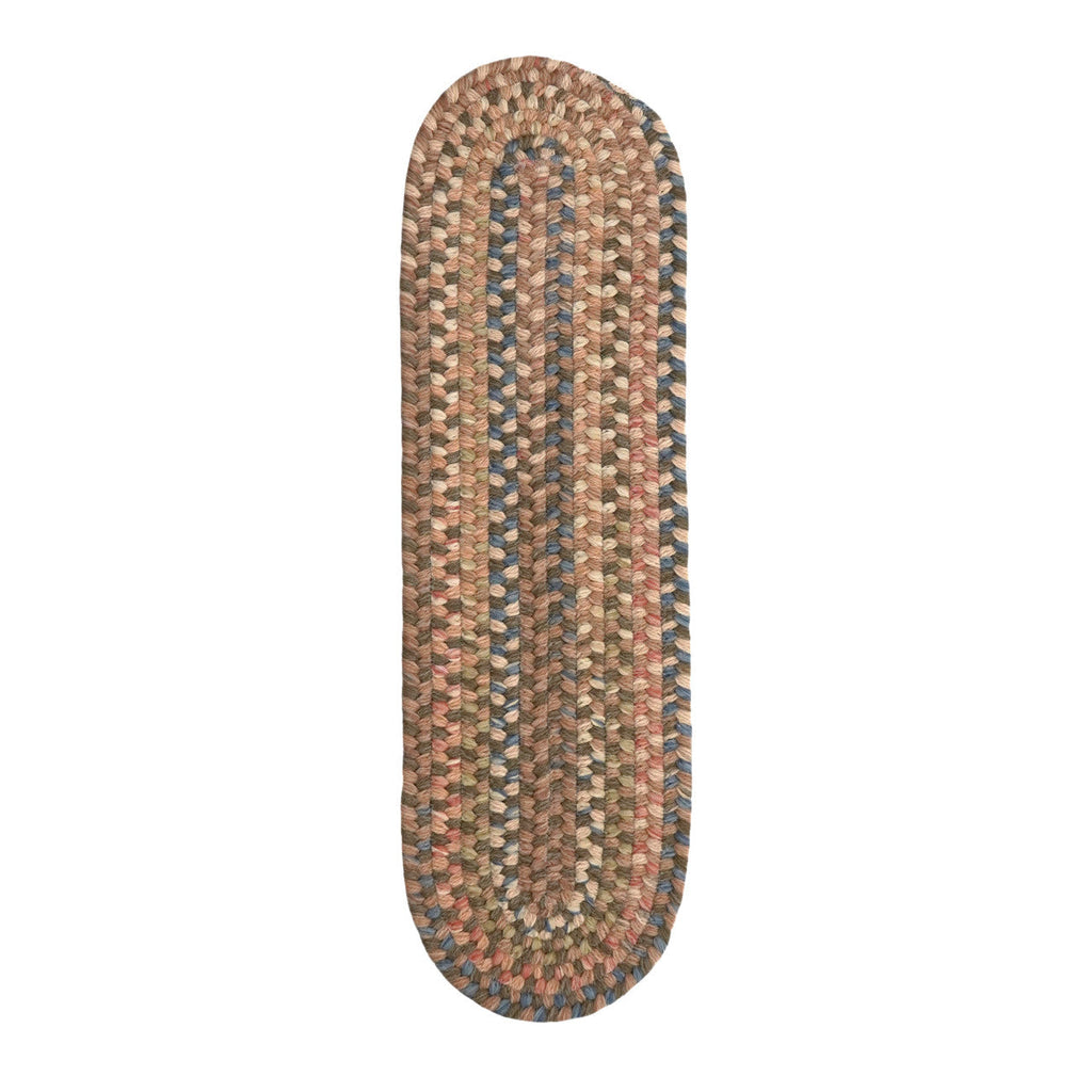 colonial mills new england braid ne02 brown rug