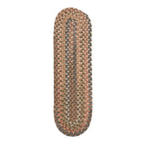 colonial mills new england braid ne02 brown rug