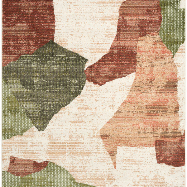 nourison nordic nrc18 beige multi rug