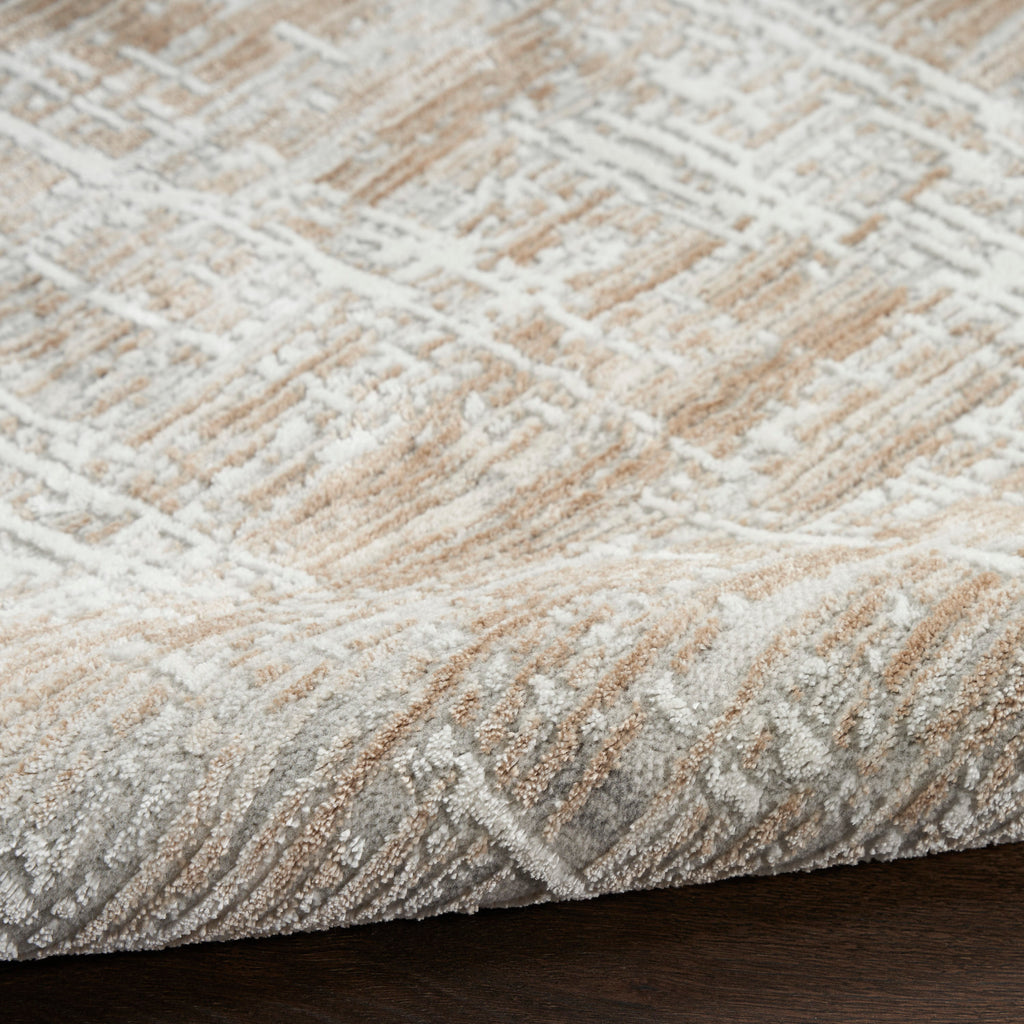 nourison home texture hmt03 beige grey rug